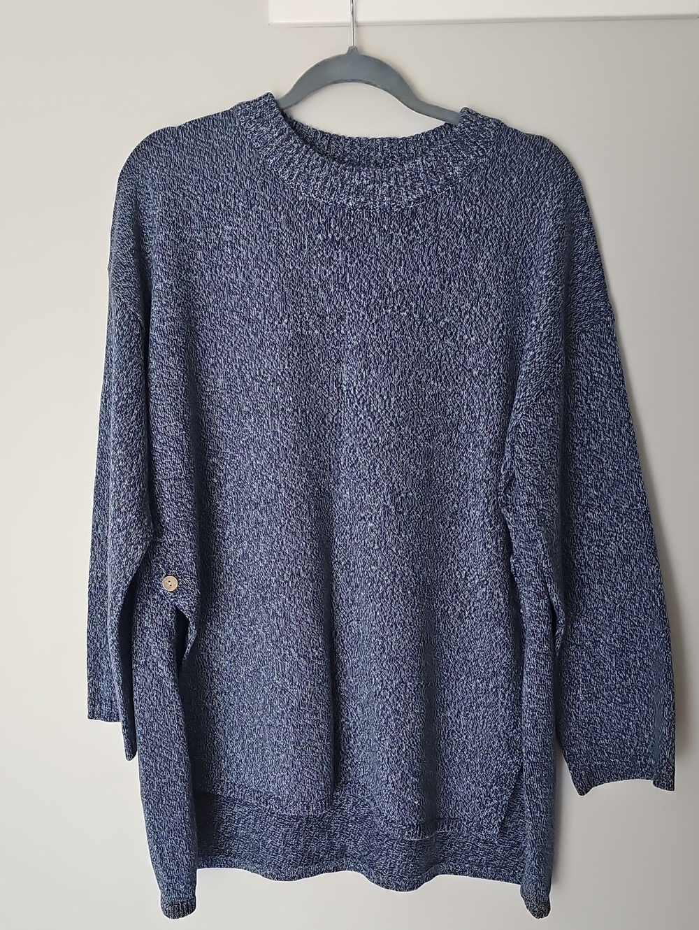 NWT Free People Free-est Button Up Sweater Set Blue Sea Combo Size Small - Picture 5 of 10
